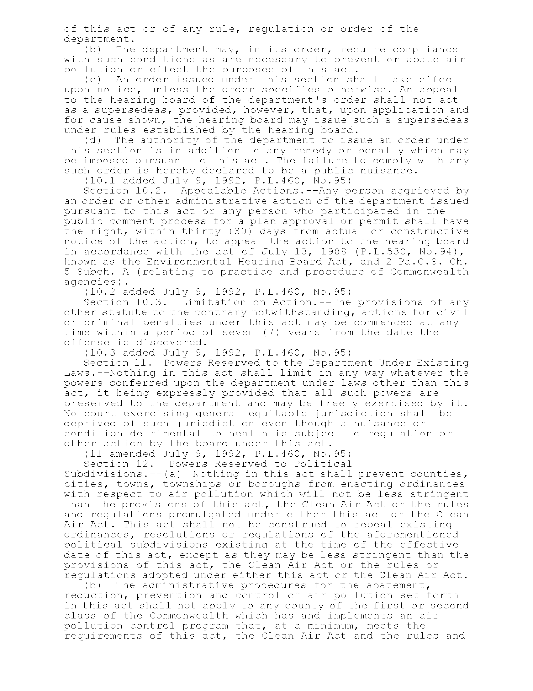 page 1 of 1959 Air Pollution Control Act - Section 12