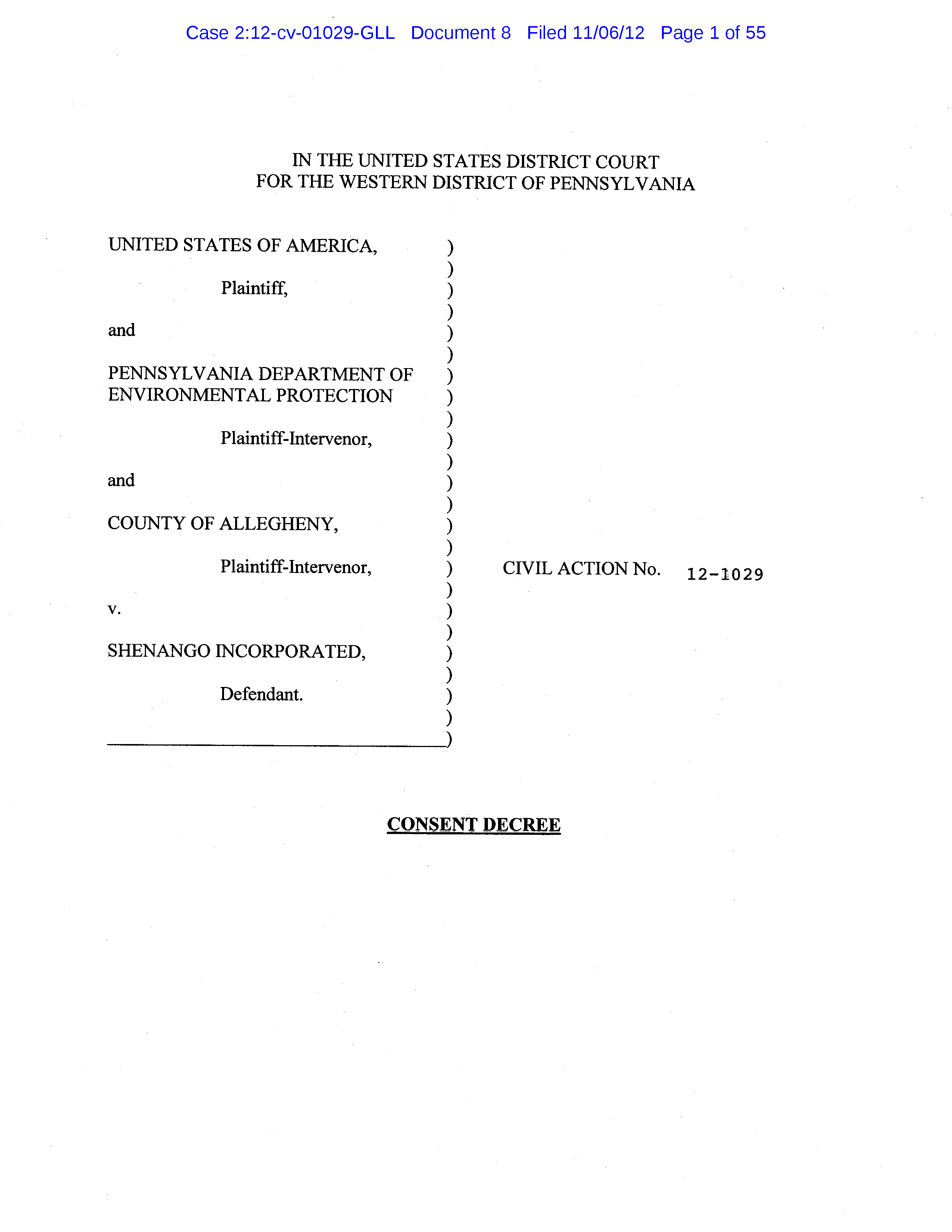 page 1 of DOJ Consent Decree (part 1) (without exhibits)_Page_1