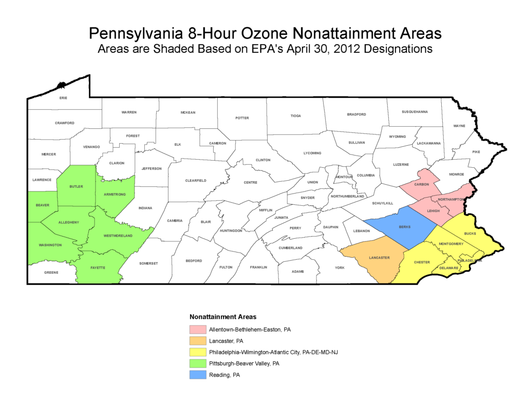 2008_PA_Ozone_Designation_Map